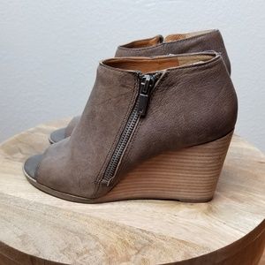 Lucky Brand wedge boots